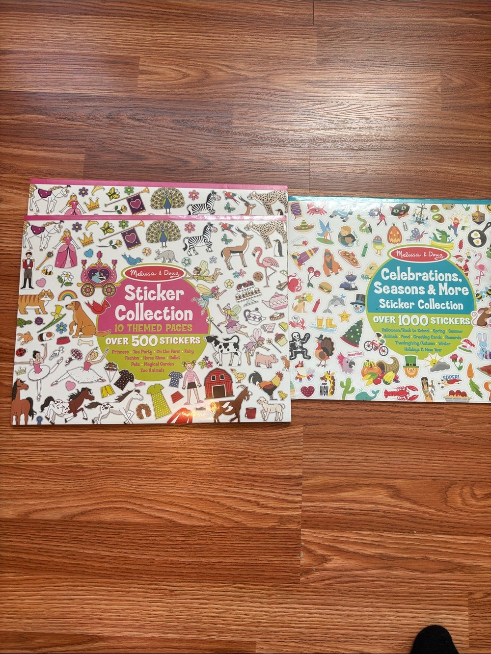 Melissa & Doug Pink Sticker Collection Pack x2 and Pack of 1000
